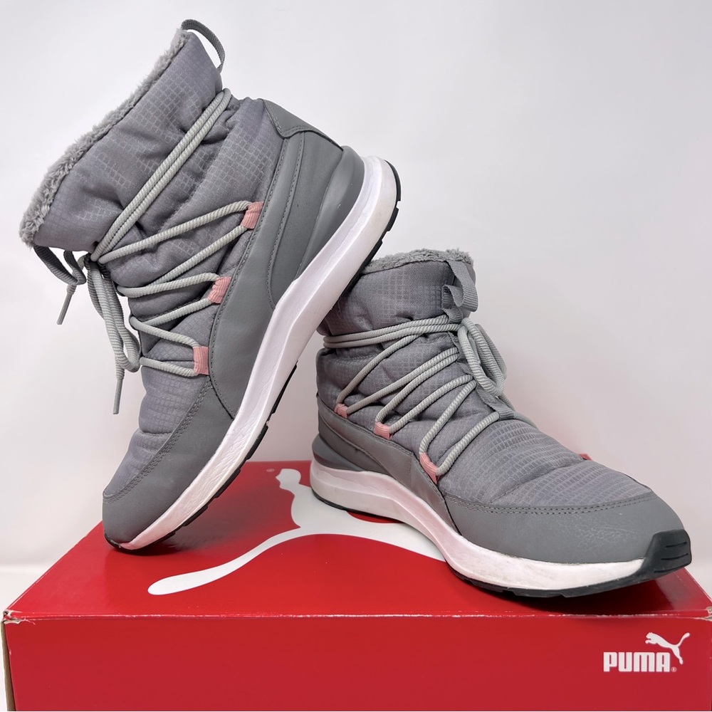 Gray Puma Adela Boots